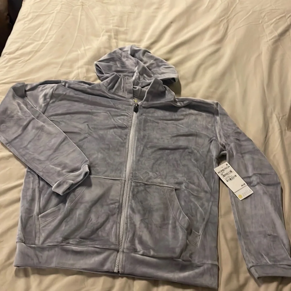 ZELLA girl zip up hoodie size L